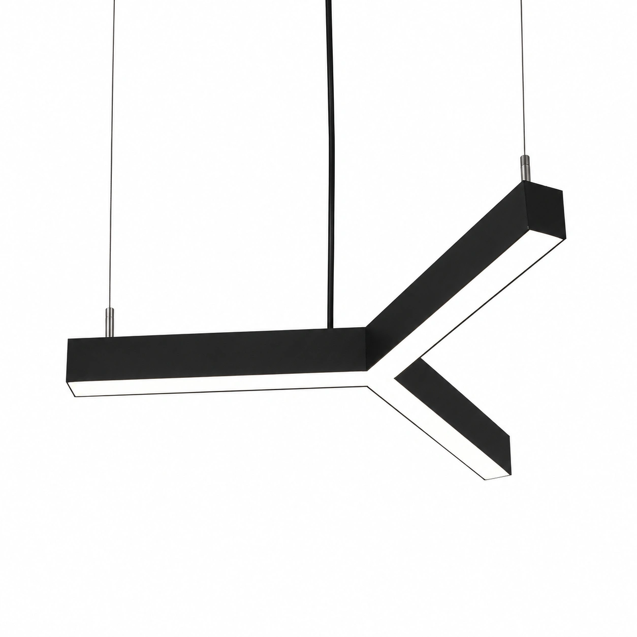 Y formu sarkıt lineer LED aydınlatma armatürü