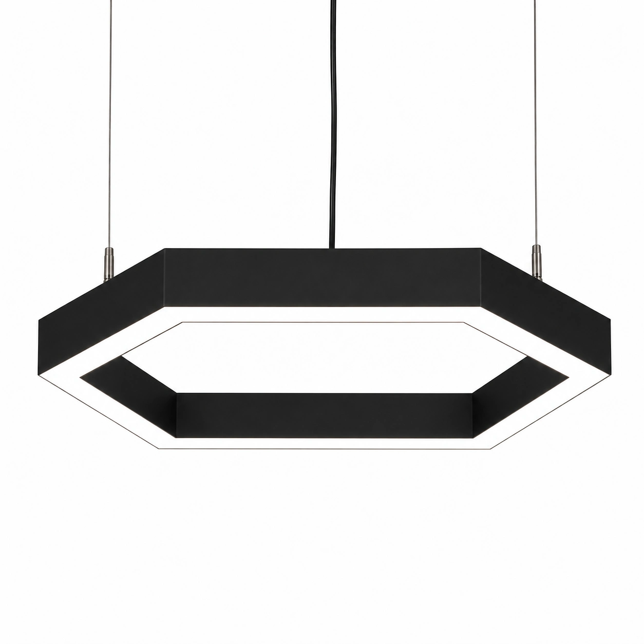 Altıgen geometrik lineer LED aydınlatma armatürü